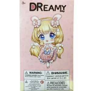 عروسک Dreamy Bay مدل چشم تیله ای کد 6637-4 ارتفاع 15 سانتی متر
