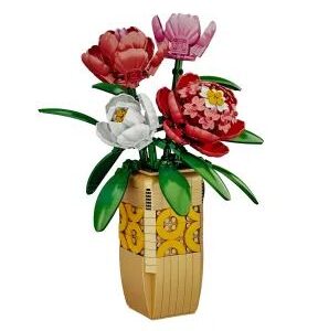 لگوی گلدان گل پیونی 548 قطعه کد S058