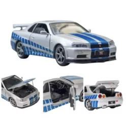 ماشین بازی Nissan Skyline GTR R38 طرح سریع و خشن