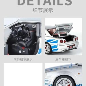 ماشین بازی Nissan Skyline GTR R38 طرح سریع و خشن