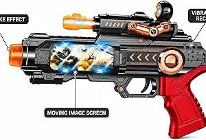 تفنگ بازی موزیکال دودزا مدل Interesting Gun کد 696-112