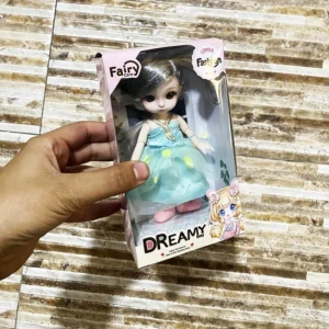 عروسک Dreamy Bay مدل چشم تیله ای کد 6637-4 ارتفاع 15 سانتی متر