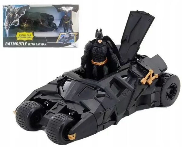 ماشین بازی بتموبیل با فیگور بتمن طرح The Dark Knight کد W7234