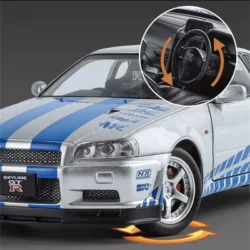 ماشین بازی Nissan Skyline GTR R38 طرح سریع و خشن