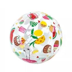 توپ بادی ساحلی اینتکس طرح میوه های استوایی سایز 51cm کد 59040NP