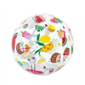 توپ بادی ساحلی اینتکس طرح میوه های استوایی سایز 51cm کد 59040NP