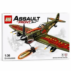ساختنی جنگنده مدل British Spitfire Fighter طرح جنگ جهانی دوم کد 98308