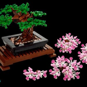 لگو درخت بونسای شکوفه گیلاس سری Romantic Gift کد 19004 – 878 قطعه