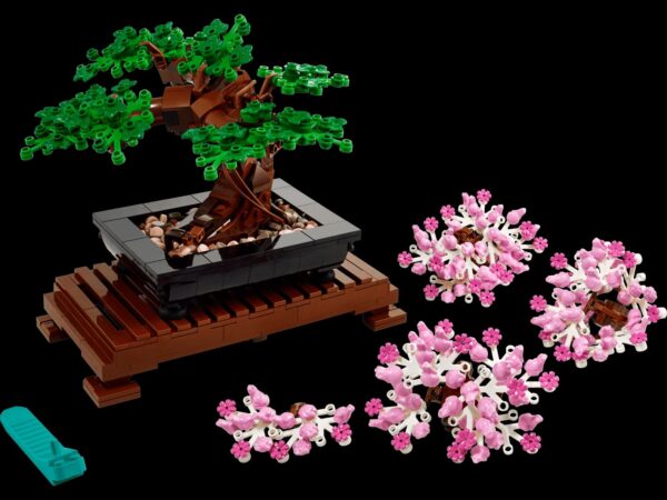 لگو درخت بونسای شکوفه گیلاس سری Romantic Gift کد 19004 – 878 قطعه