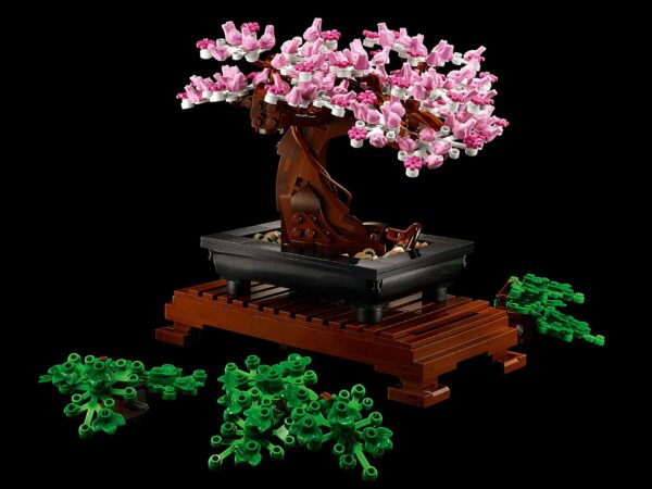 لگو درخت بونسای شکوفه گیلاس سری Romantic Gift کد 19004 – 878 قطعه