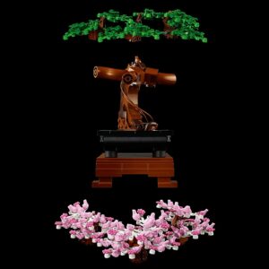 لگو درخت بونسای شکوفه گیلاس سری Romantic Gift کد 19004 – 878 قطعه