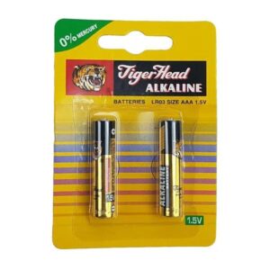 باتری نیم قلم تایگرهد Alkaline دو عددی مدل LR03