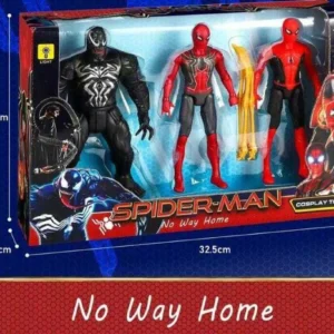 اکشن فیگور اسپایدرمن و ونوم مجموعه 3 عددی کد YK5990