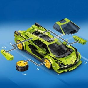 لگو ماشین Lamborghini Sian سری Famous Car کد 714541 – 332 قطعه