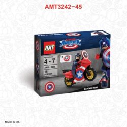 لگو کاپیتان آمریکا طرح موتورسوار کد 3245 – 18 قطعه