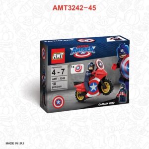 لگو کاپیتان آمریکا طرح موتورسوار کد 3245 – 18 قطعه