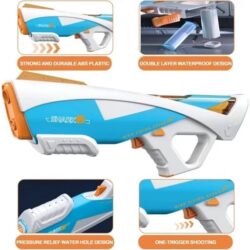 تفنگ آبپاش شارژی Shark MK طرح Yacht Space Water Gun کد CY063