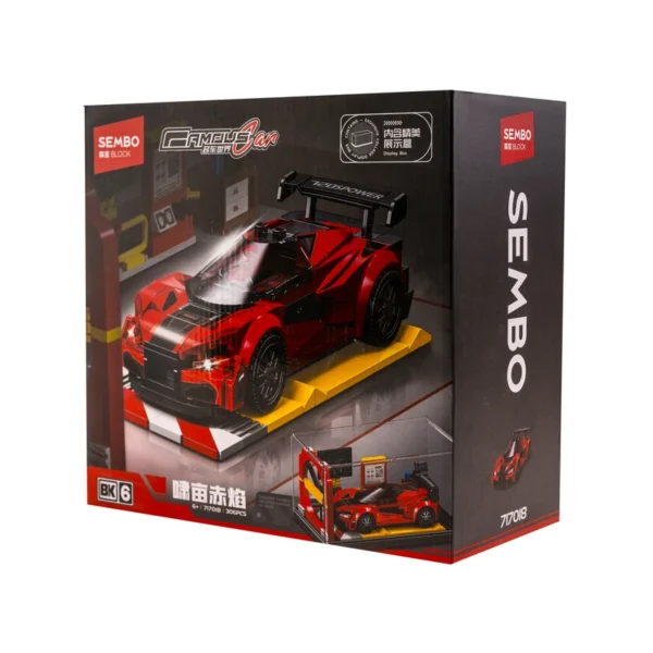 لگو ماشین فراری سری Famous Car کد 717018 - 306 قطعه