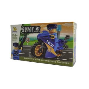 مینی فیگور لگویی مدل SWAT طرح موتورسوار کد SM501B-11