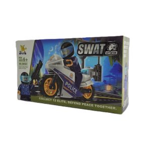 مینی فیگور لگویی مدل SWAT طرح موتورسوار کد SM501B-12