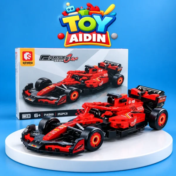 لگو سری Famous Car مدل ماشین فرمول یک کد 714569 - 252 قطعه برند سیمبو بلاک
